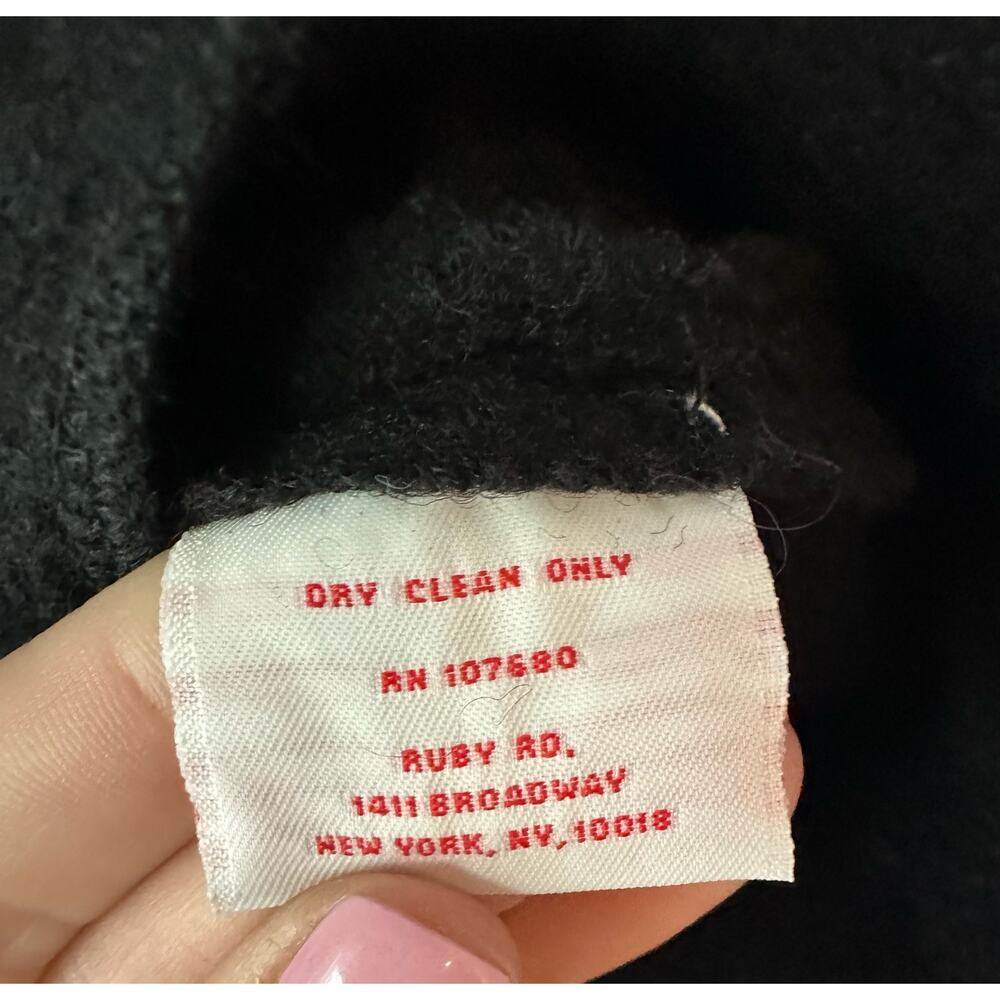 Black Ruby Rd Jacket Wool With Buttons Women's Sm… - image 5